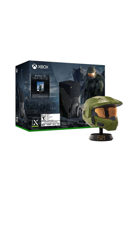 Microsoft Xbox Series X - Halo Infinite Limited Edition Console (with Halo Master Chief Deluxe Helmet)