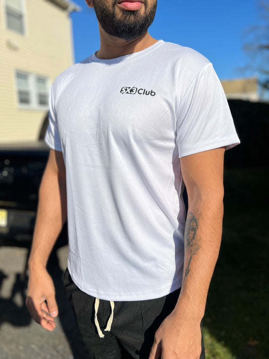 SX3 CLUB™ - Fitted T-Shirt - White